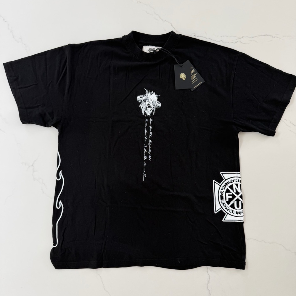 Darc Sport x Echoes of Valhalla Graphic Oversized Tee Size M NWT